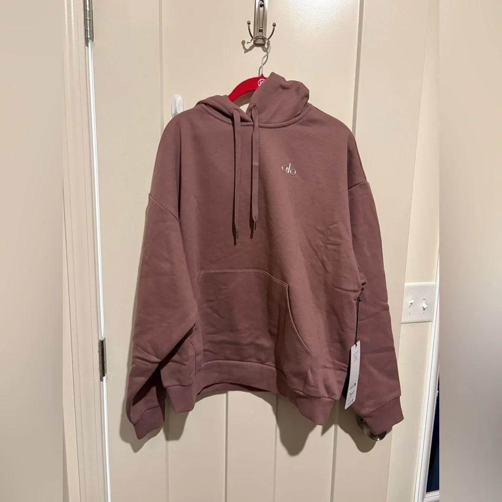 ALO Yoga Accolade Hoodie Medium Smoky Quartz NWT
